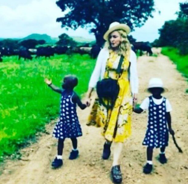 Madonna a děti. Foto: snímek obrazovky Instagram