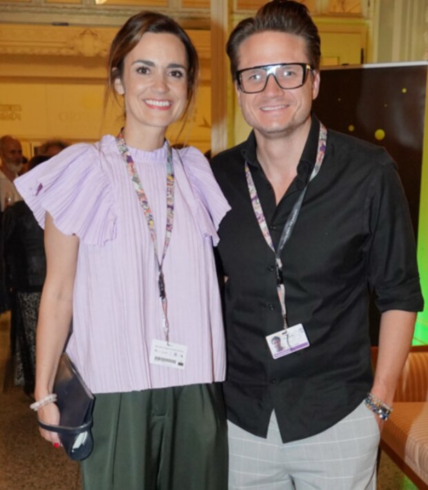 Ondřej Brzobohatý s Danielou Písařovicovou. Foto: snímek obrazovky extra.cz