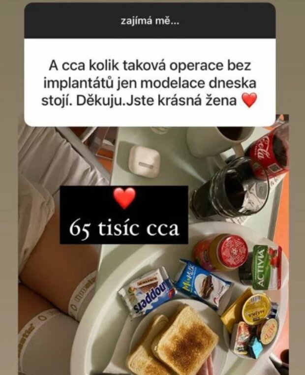 Aneta Krejčíková. Foto: Snímek obrazovky Instagram