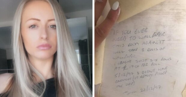 Dívka našla pod tapetami poznámku s radou, která čekala svého času více než dvacet let