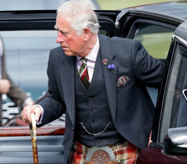 král Karel III. Foto: snímek obrazovky tsn