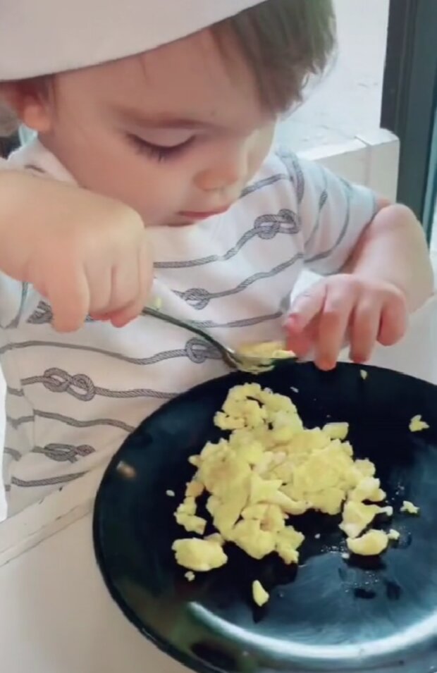 Dítě. Foto: snímek obrazovky TikTok