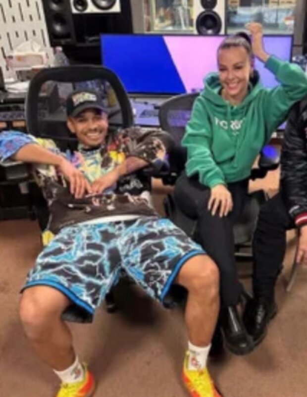 Monika Bagárová se zpěvákem Benem Cristovaem. Foto: snímek obrazovky Instagram