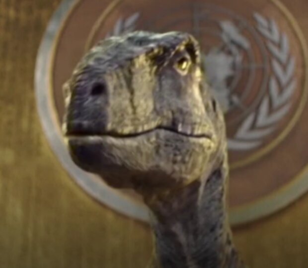Dinosaur. Foto: snímek obrazovky bbc