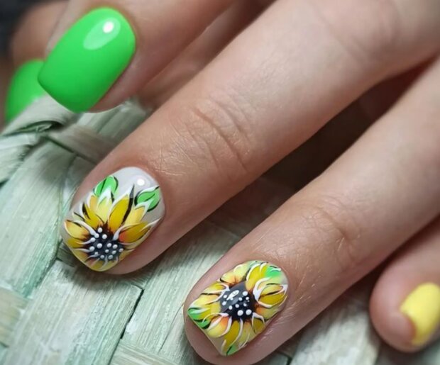 Nápady na jasnou manikúru. Foto: snímek obrazovky Instagram