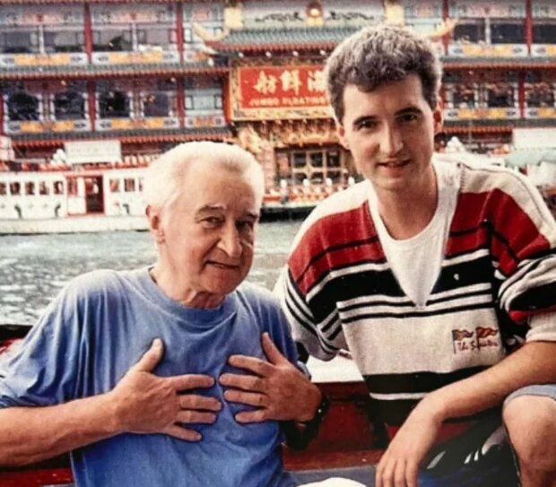 Michal Nesvadba s tátou. Foto: snímek obrazovky Instagram