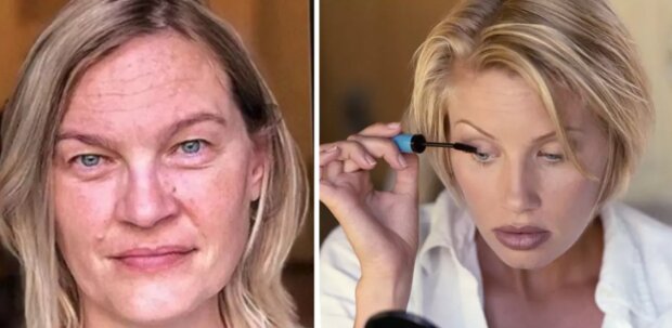 Manžel nepoznal: žena nědělala make-up 45 let . Když ji uviděl, rozhodl se zavolat policii