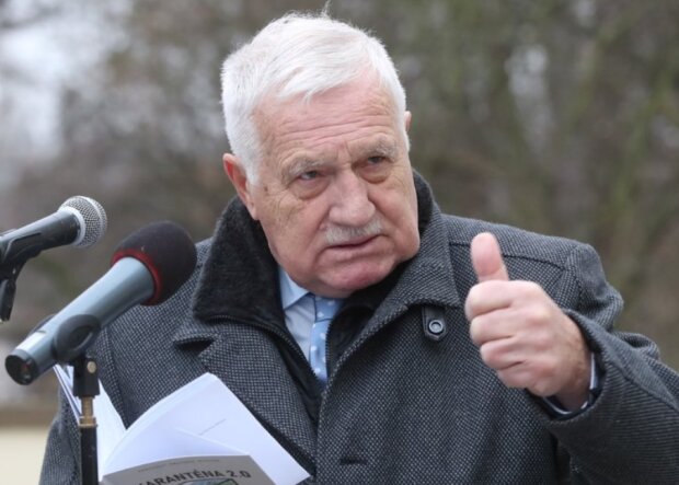 Václav Klaus. Foto: snímek obrazovky blesk.cz