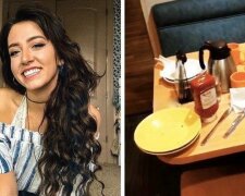 Servírka ukázala, jaký je rozdíl mezi dospělými a mládeží. Ukázalo se, že věk je možné určit podle stolu