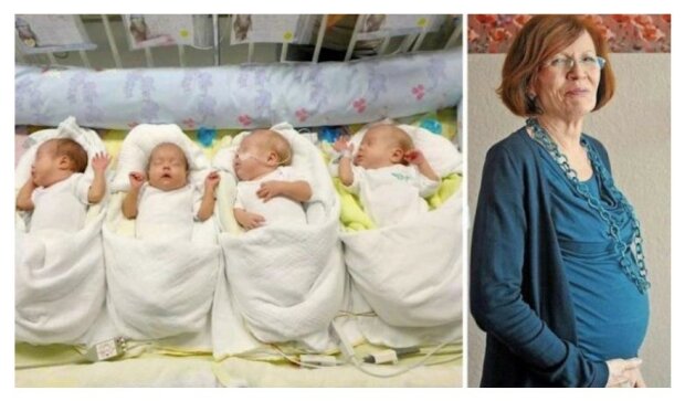 Pětašedesátiletá žena porodila čtyřčata. Jak jejich život vypadá po letech