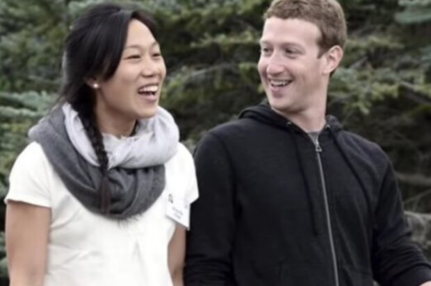 Priscilla Chan a Mark Zuckerberg. Foto: snímek obrazovky hyser.ua