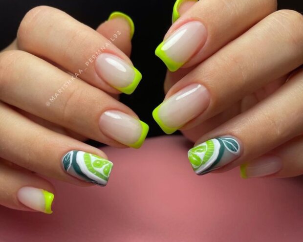 Nápady na jasnou manikúru. Foto: snímek obrazovky Instagram