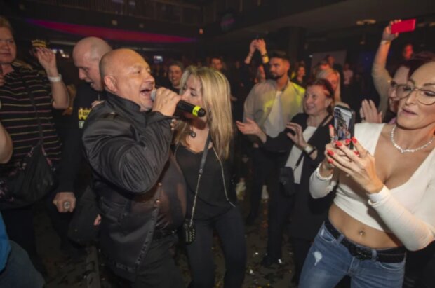 Michal David na výročí Discolandu. Foto: snímek obrazovky blesk.cz