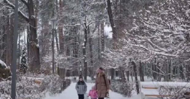 Sněžení. Foto: snímek obrazovky YouTube