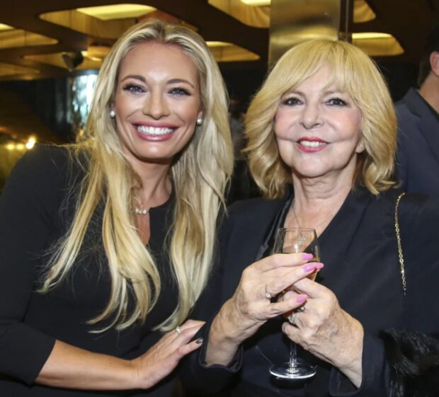 Lucie Borhyová, Hana Zagorová. Foto: snímek obrazovky ahaonline.cz