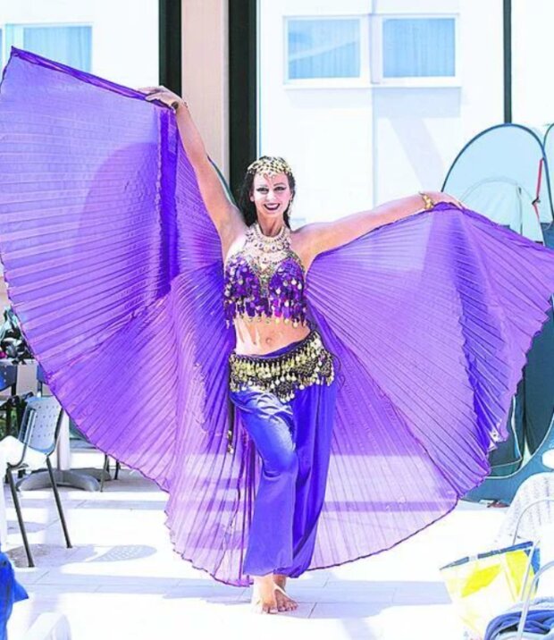 Eliška v kostýmu Šeherezády. Foto: Snímek obrazovky ahaonline.cz