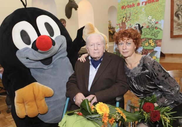 Miler se svou dcerou Kateřinou. Foto: Snímek obrazovky ahaonline.cz