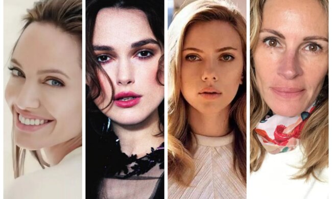 Angelina Jolie, Keira Knightley, Scarlett Johansson, Julia Roberts. Foto: snímek obrazovky Instagram