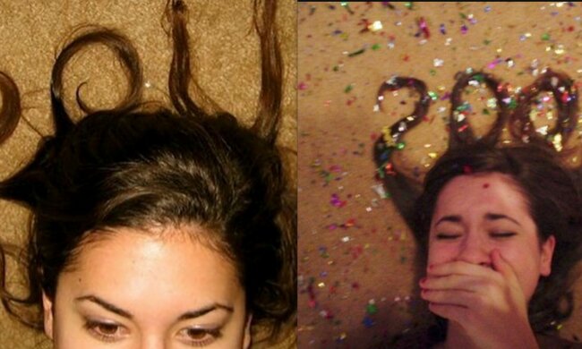 10 let v řadě stejná novoroční fotka: Kráska ukázala, jak se změnil její vzhled a co se stalo se slavnostní náladou