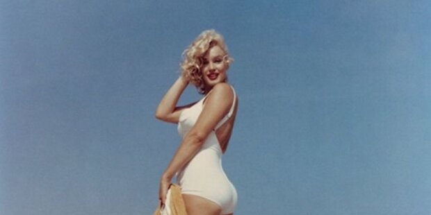 Sedmnáct fotografií překrásné Marilyn Monroe na pláži v New Yorku v roce 1957