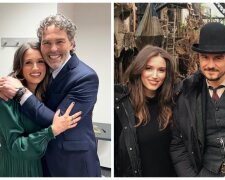 Elizabeth Kopecká, Jaromír Jágr a Orlando Bloom. Foto: snímek obrazovky Instagram