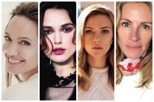 Angelina Jolie, Keira Knightley, Scarlett Johansson, Julia Roberts. Foto: snímek obrazovky Instagram
