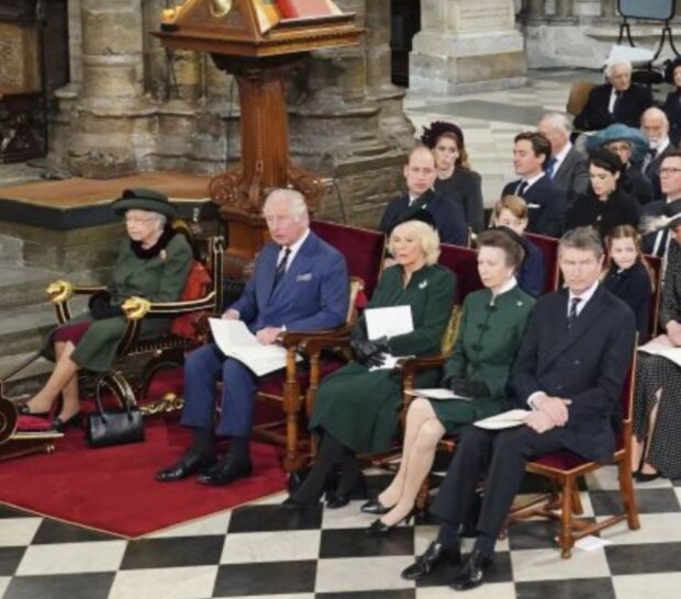 Královská rodina. Foto: snímek obrazovky tsn