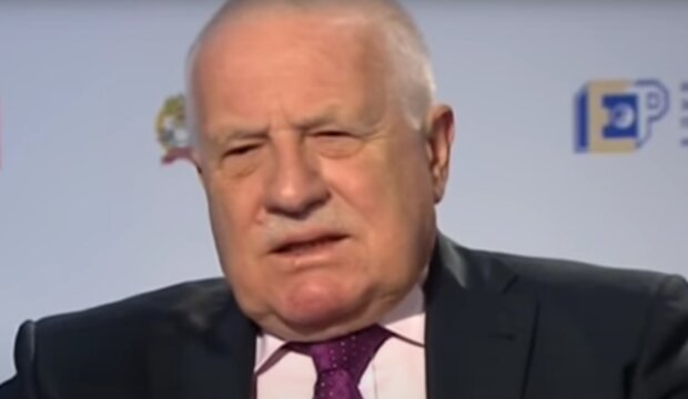 Václav Klaus. Foto: snímek obrazovky YouTube