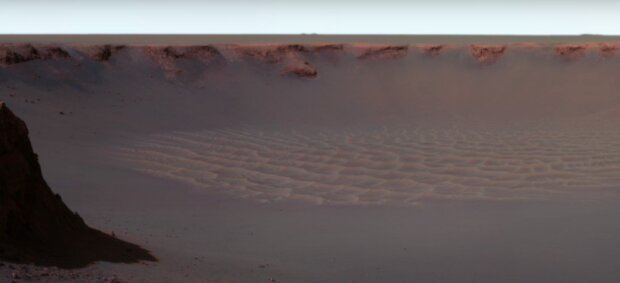 Mars. Foto: snímek obrazovky duck.show