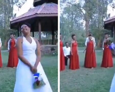 Zkazit svatbu a požádat o ruku na cizí svatbě: proč nevěsta neodhodila kytici