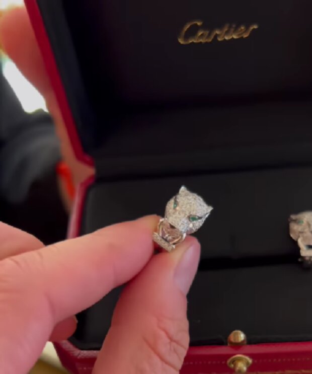 Dárek pro Moniku Marešovou. Foto: snímek obrazovky Instagram