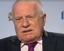 Václav Klaus. Foto: snímek obrazovky YouTube