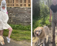 Žena se při procházce se svým psem každý den obléká do různých kostýmů: "její pes napsal, co si myslí o jejích kostýmech"