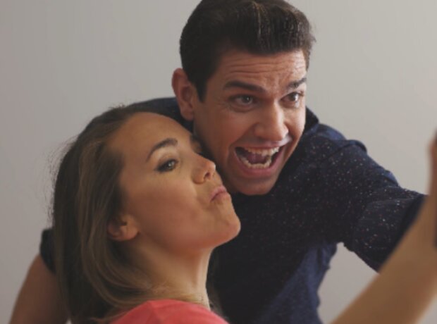 Lucie Vondráčková a Petr Vojnar. Foto: snímek obrazovky extra.cz