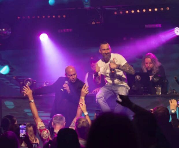 Michal David na výročí Discolandu. Foto: snímek obrazovky blesk.cz