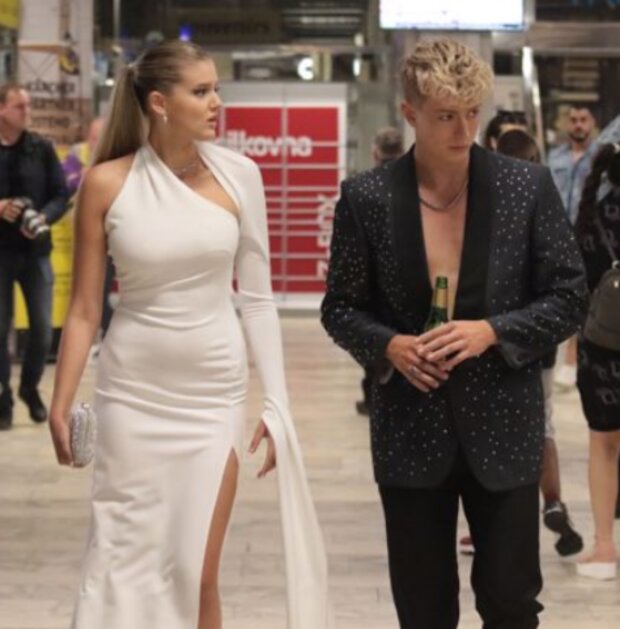 Adam Mišík a Natálie Jirásková. Foto: snímek obrazovky extra.cz