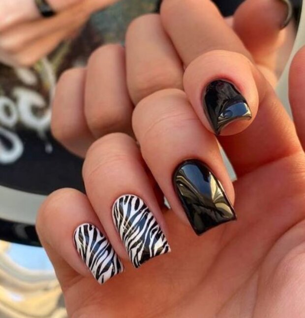 Nápady na jasnou manikúru. Foto: snímek obrazovky Instagram