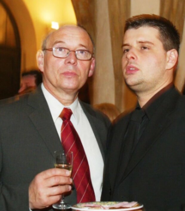 Ivan Vyskočil se synem. Foto: snímek obrazovky blesk.cz