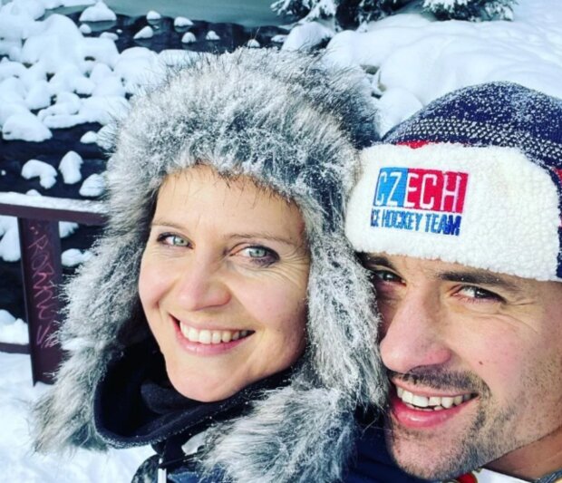 Tomáš Plekanec a Lucie Šafářová. Foto: snímek obrazovky ahaonline.cz