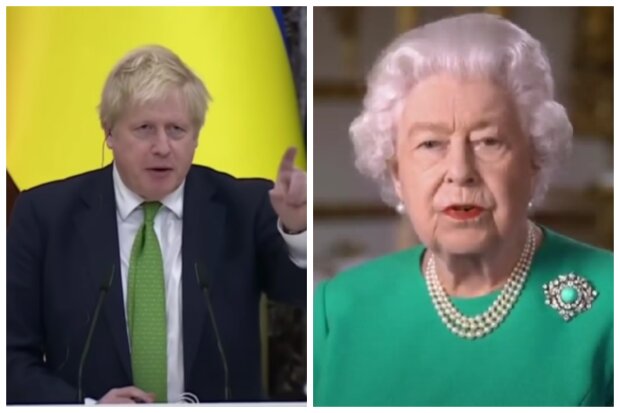 Alžběta II. a Boris Johnson. Foto: snímek obrazovky YouTube