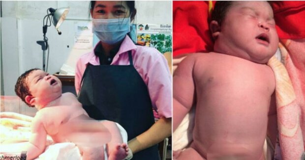 Žena sama porodila dítě o váze 7 kg