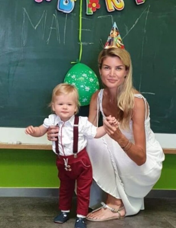 Iveta Vítová se synem. Foto: snímek obrazovky Instagram
