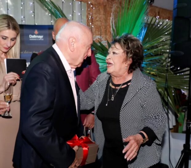 Jiřina Bohdalova a Felix Slováček. Foto: snímek obrazovky ahaonline.cz