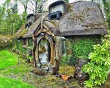 Aby udělal šťastnou manželku, postavil manžel pro manželku hobitův domek