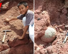 10letý chlapec nalezl prehistorická vejce dinosaura