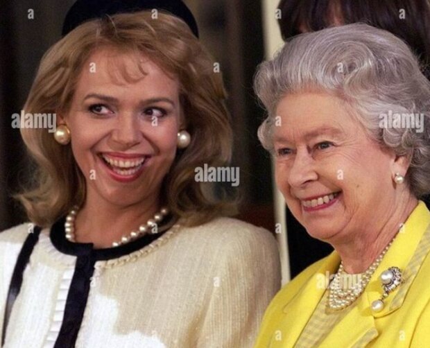 Dagmar Havlová a královna. Foto: snímek obrazovky Instagram