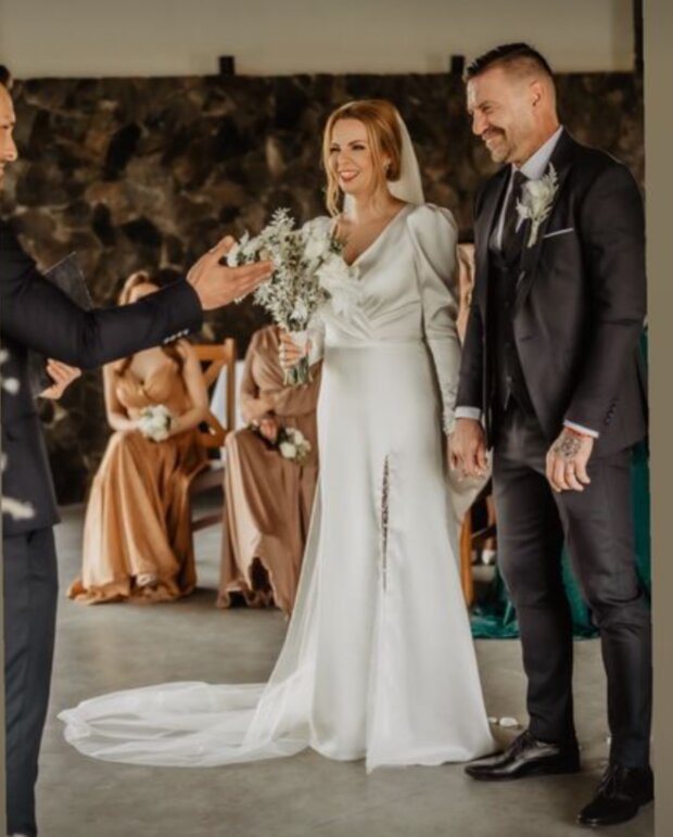 Tomáš Řepka a Kateřina Kristelová. Foto: Snímek obrazovky Instagram