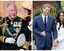 Prince Harry, Meghan Markle a Král Karel III. Foto: snímek obrazovky YouTube