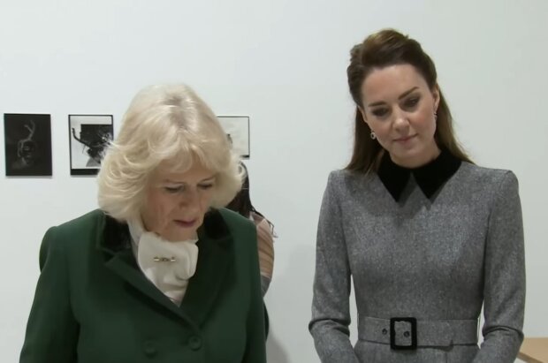 Královna Camilla a Kate Middleton, Foto: snímek obrazovky YouTube