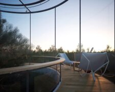 V lese postaví architekt jedinečný průhledný dům